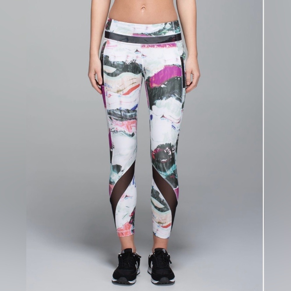 Lululemon Athletica Multicolor Abstract Leggings